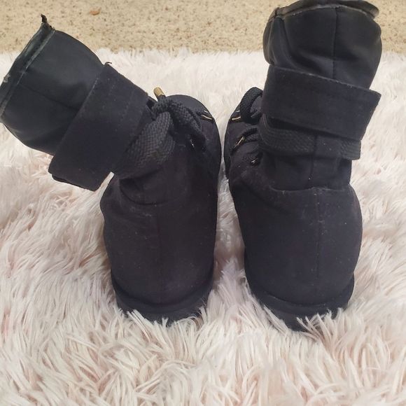 GUESS Women Felicya Mid Calf Black Boots FUX FUR LINING GWFELICYA Size 8.5 M - Picture 4 of 7